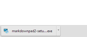 Chrome Step 1: Download the MarkdownPad installer.